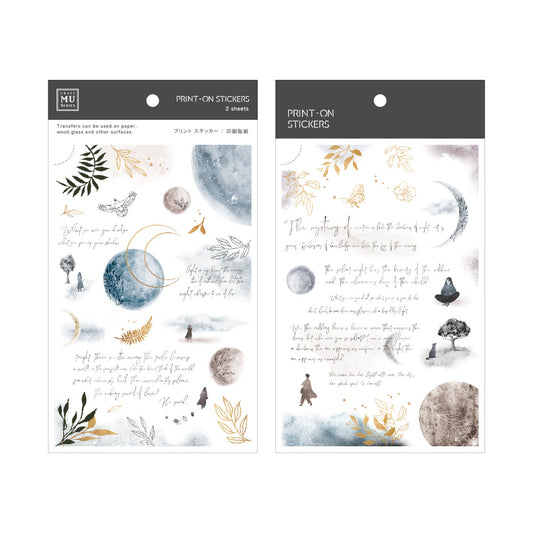 MU Print-On Sticker 163