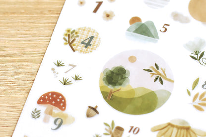 MU Print-On Sticker 165